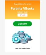 جوائز Fortnite Vbucks